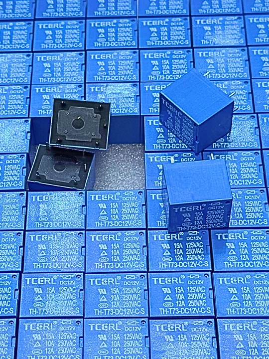 Реле SRD-12VDC 12В 10А 5 контактов, 1 группа, переключающее