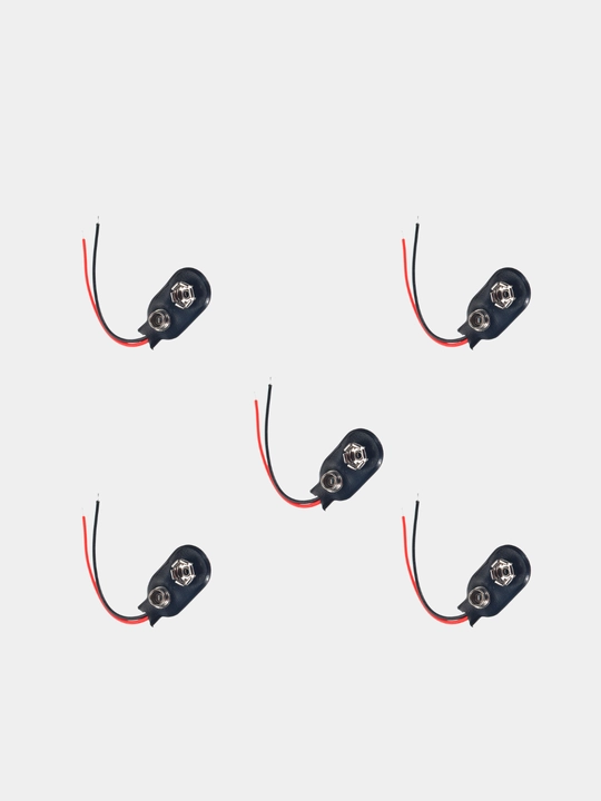 Разъем для батарейки Крона 9V, клемма с контактными проводами, 9 в 1, 3, 5, 10 ,50, 100 шт