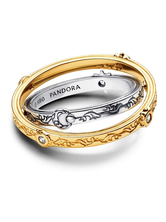Pandora Sterling kumush Astrolabli aylanuvchi uzuk Game of Thrones 163136C01