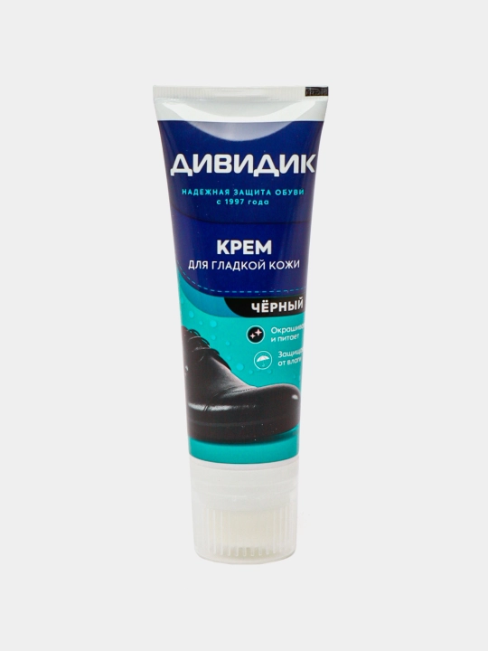 Krem ДивиДик, moylash materiallari bilan obro'-e'tibor, qora, 75 ml