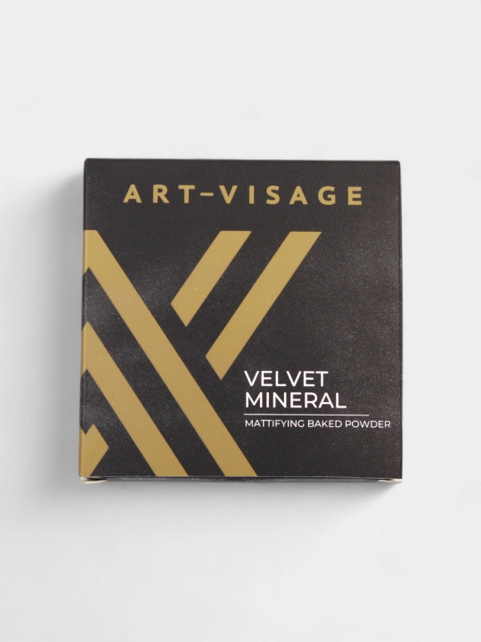 Пудра для лица запечённая "VELVET MINERAL" ART-VISAGE