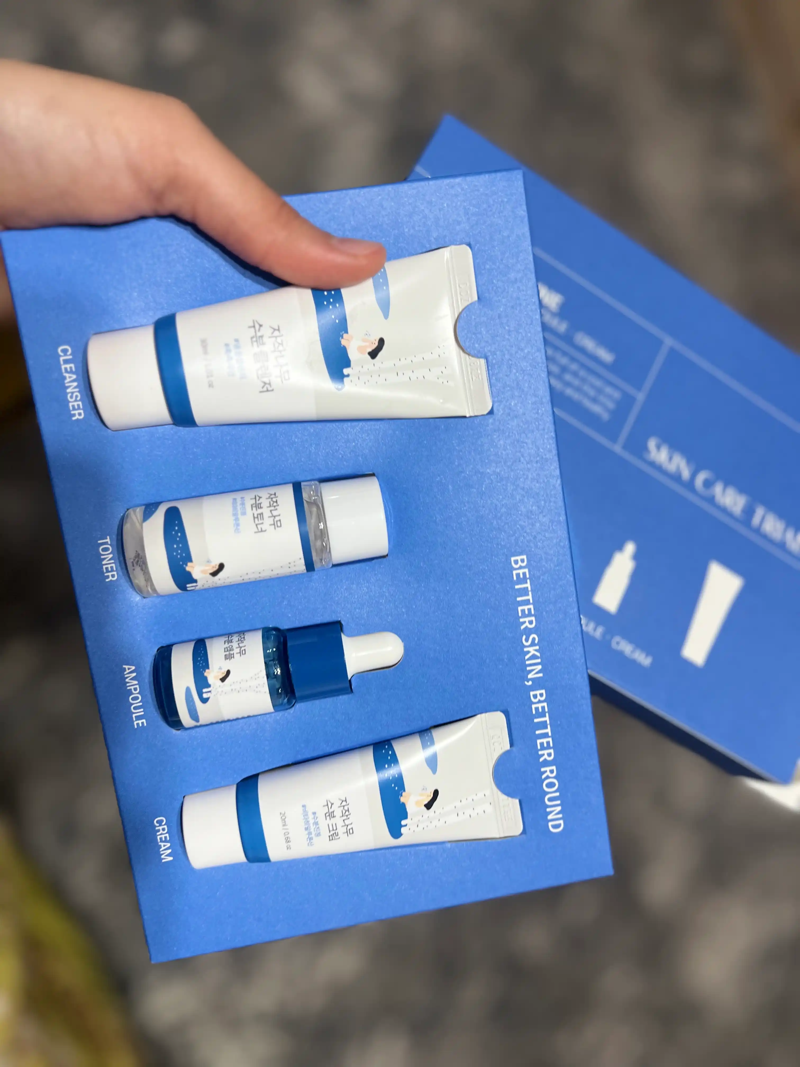 Наборы миниатюр для базового ухода Round Lab Skincare Trial Kit