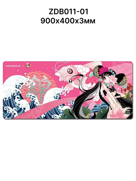 Varmilo XL 900 * 400 * 3 mm, oyin gilamchalari, rangli rasm, anime - 