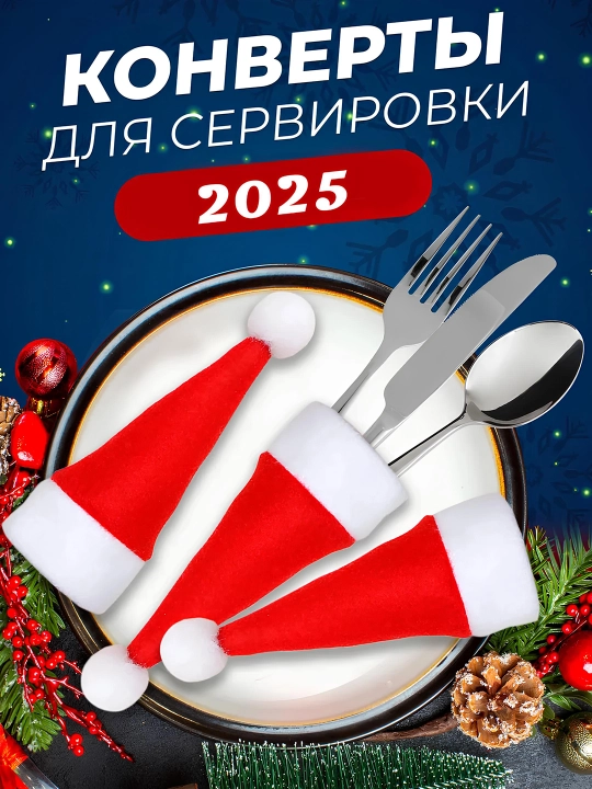 Yangi 2026 yil uchun stol bezaklari - 