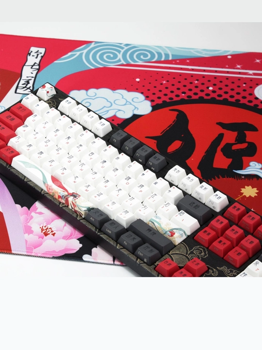 Игровой коврик Varmilo XL 900 * 400 * 3 мм, красочный рисунок, аниме