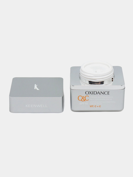 Keenwell Antioksidant ko'p himoya kremi vitamin C bilan +C SZF15