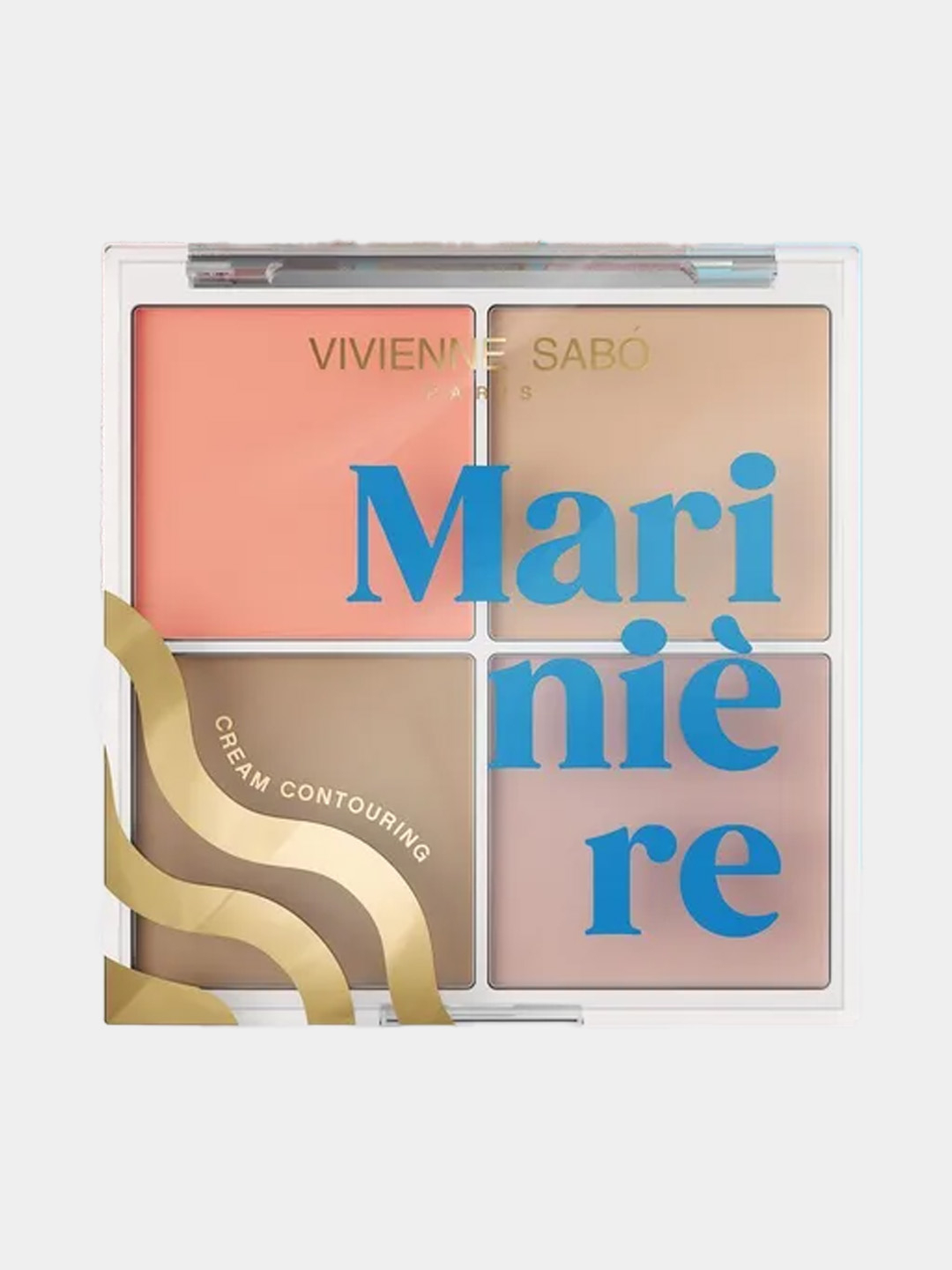 Кремовая палетка для скульптурирования лица Vivienne Sabo Mariniere, 01 ...