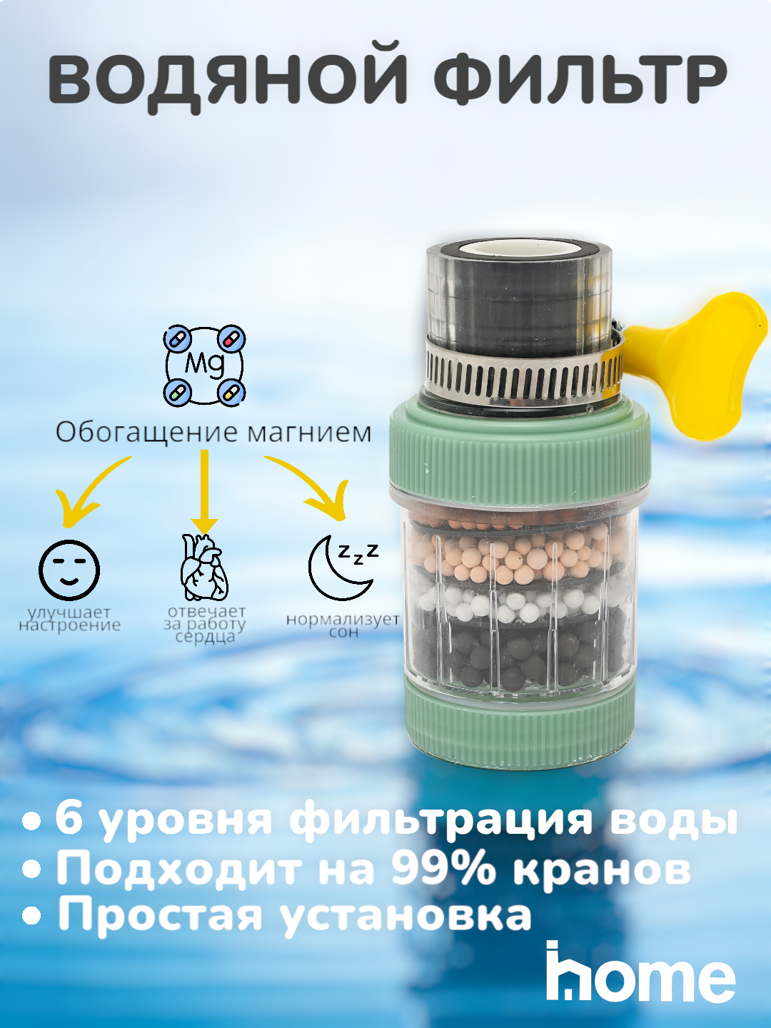 Фильтр для воды универсальный, для смесителя купить по низким ценам в ...