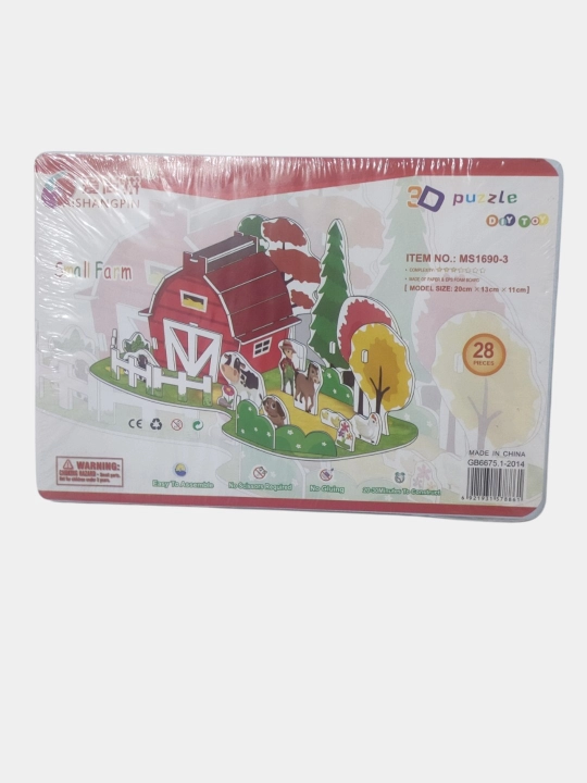 3D konstruktor, uy qurish, boshqotirma - 