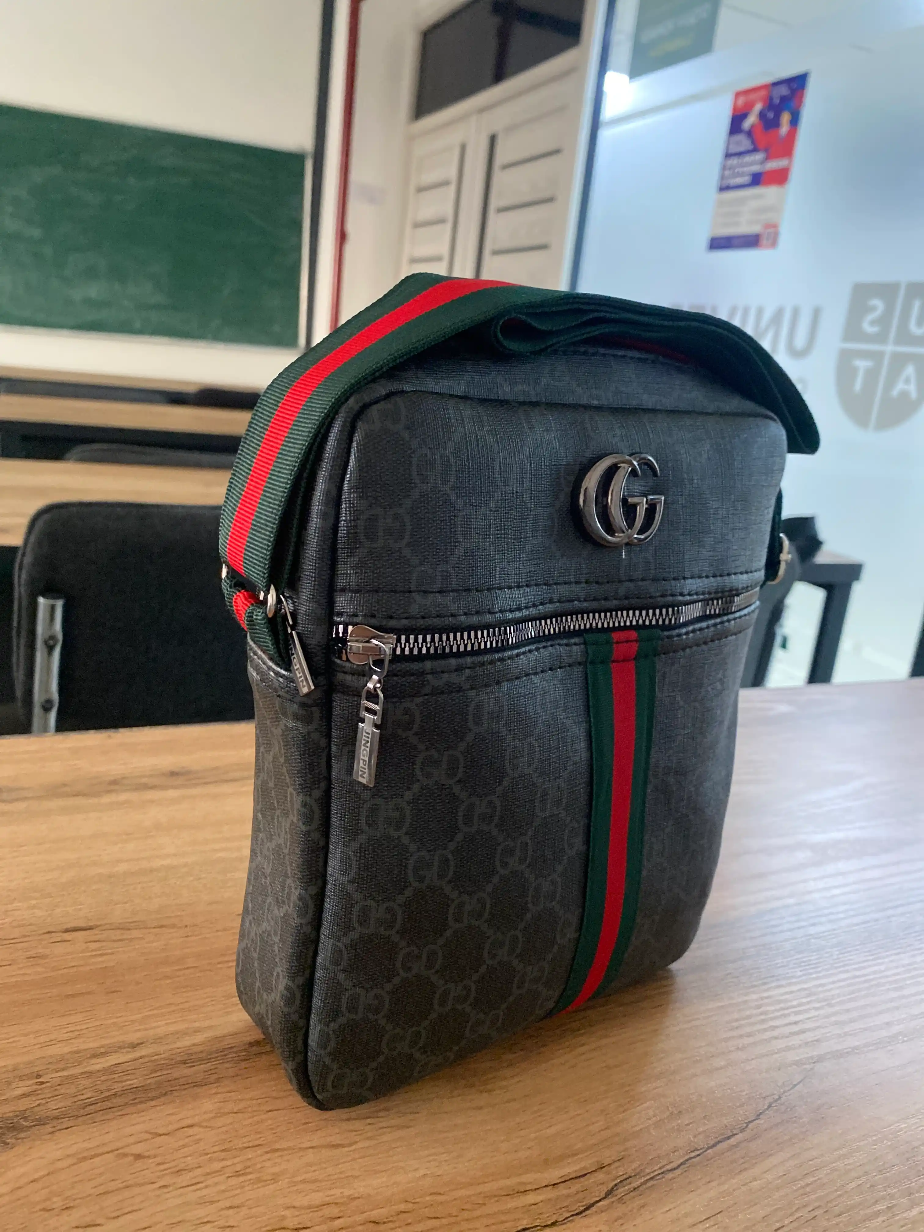 Мужская сумка через плечо, из искусственной кожи, барсетка для мужчин, сумка для школы
