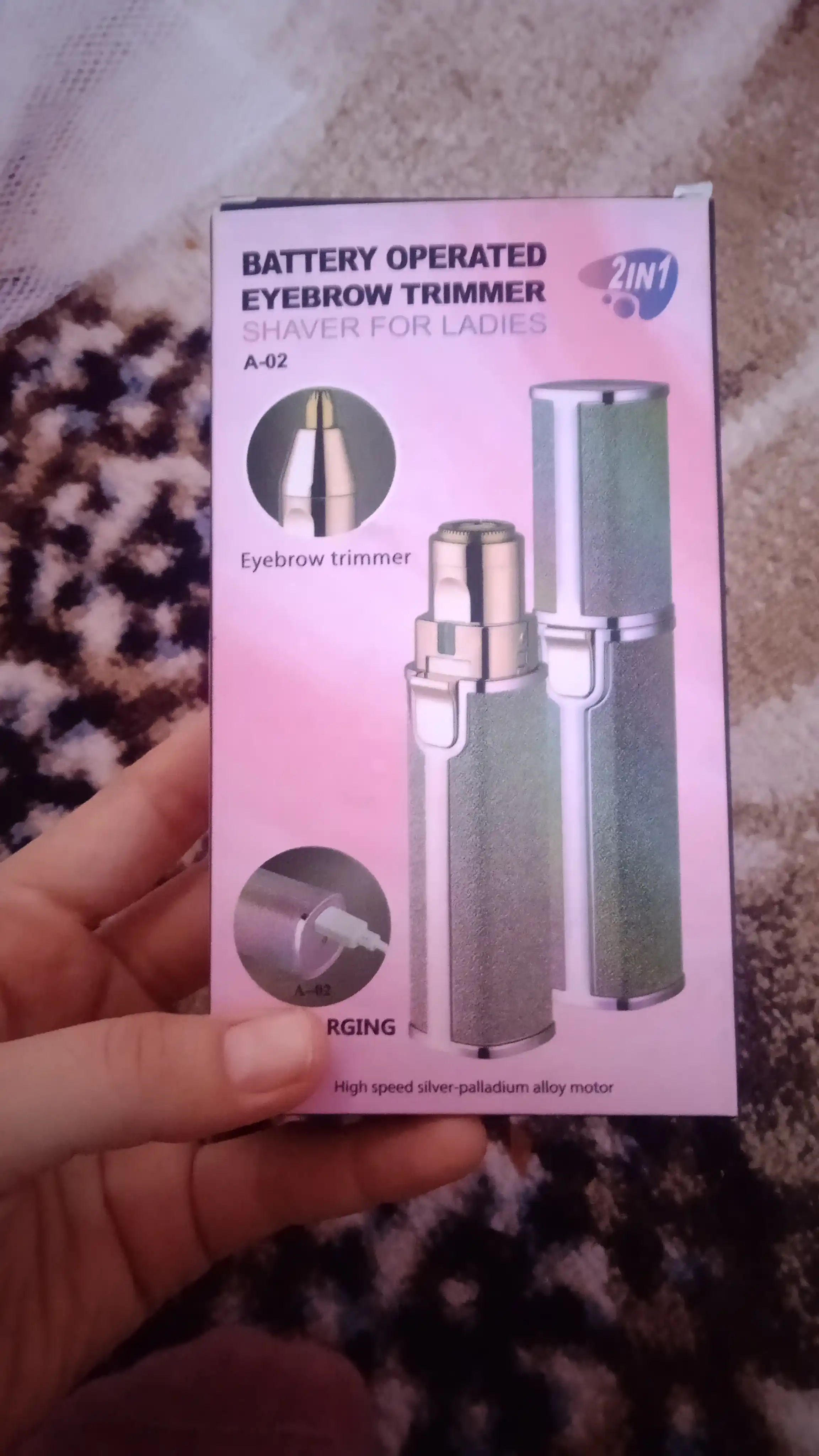 2tasi 1da elektr qosh, yuz trimmeri, USB+, universal epilator, og'riqsiz va yoqimli