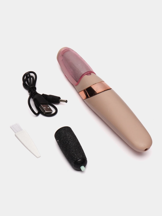 Elektr pemza-pilka Flawless Pedi, oyoq qadoqlari va tovon tozalagich, pedi vak, rashpil