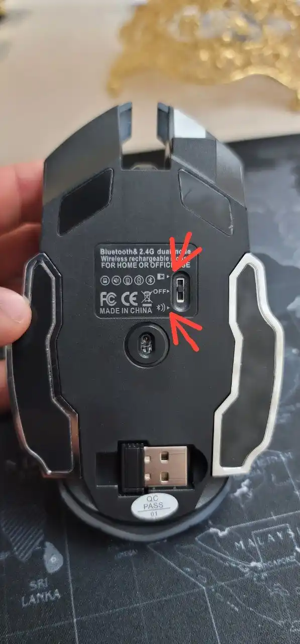 Simsiz shovqinsiz o‘yin sichqonchasi, 5 xil iMICE modeli, DPI 12800, RGB