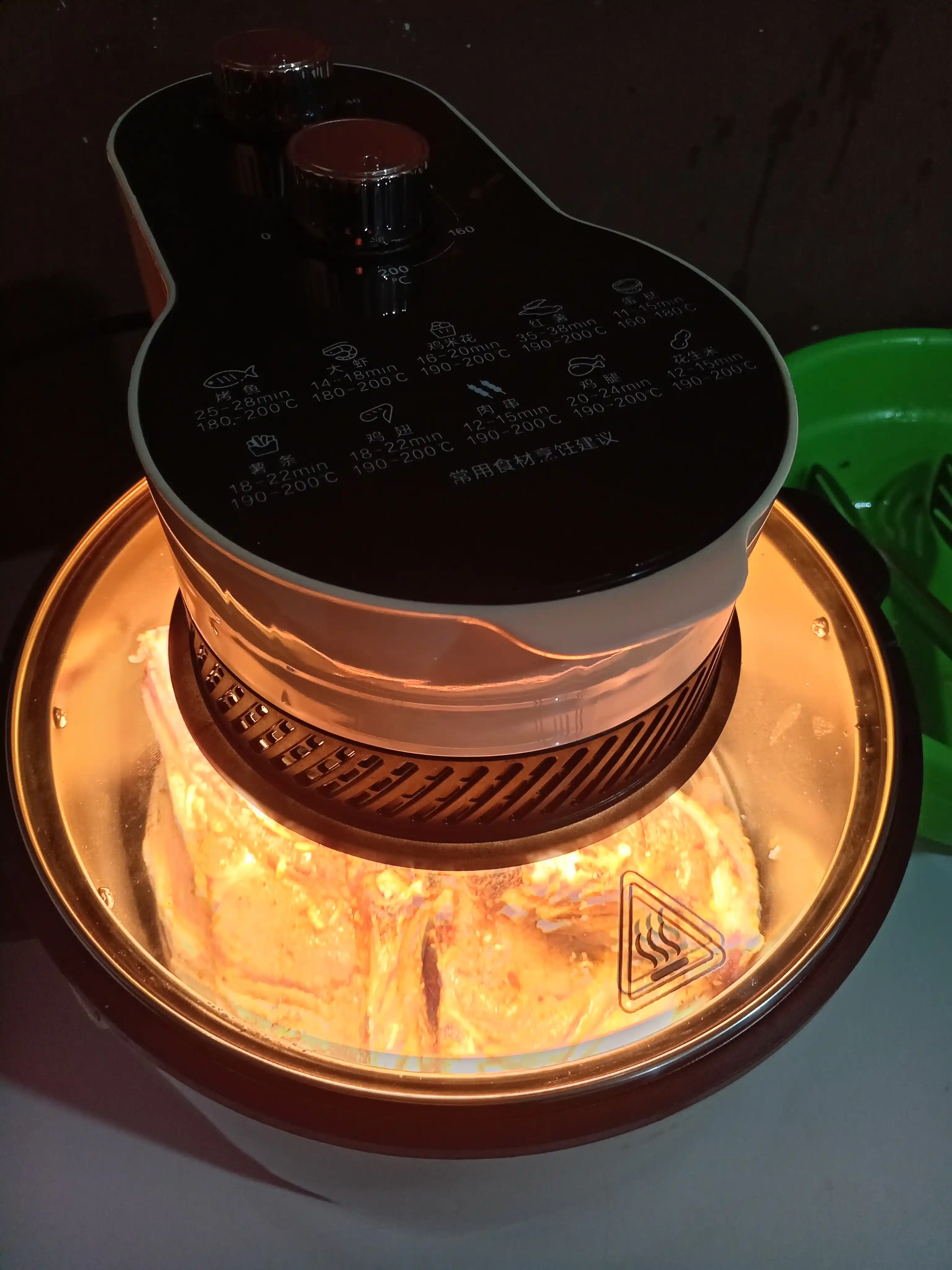 Air Fryers elektr pechkasi, ko‘rinadigan, Culichefdan 5 litr