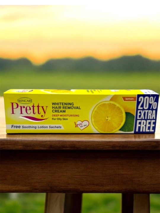 Krem depilatsiya Pretty white kremi ultra-yumshoq va tez ta'sir qiladi, 125 ml, Pakistan