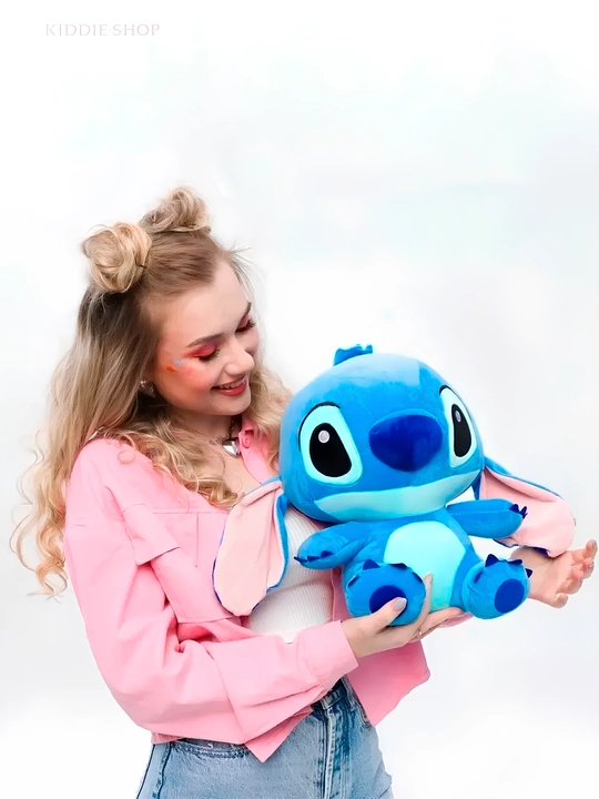 Стич плюшевая игрушка, мягкая, для детей, мультяшный