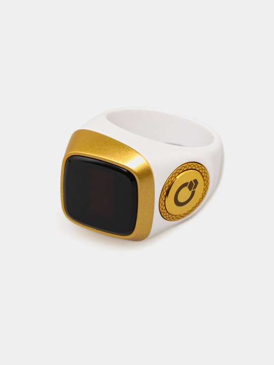 Elektron tasbeh Zikr Ring Lite, zikr va istig'for uchun, vibratsiya, suvga chidamli ekran