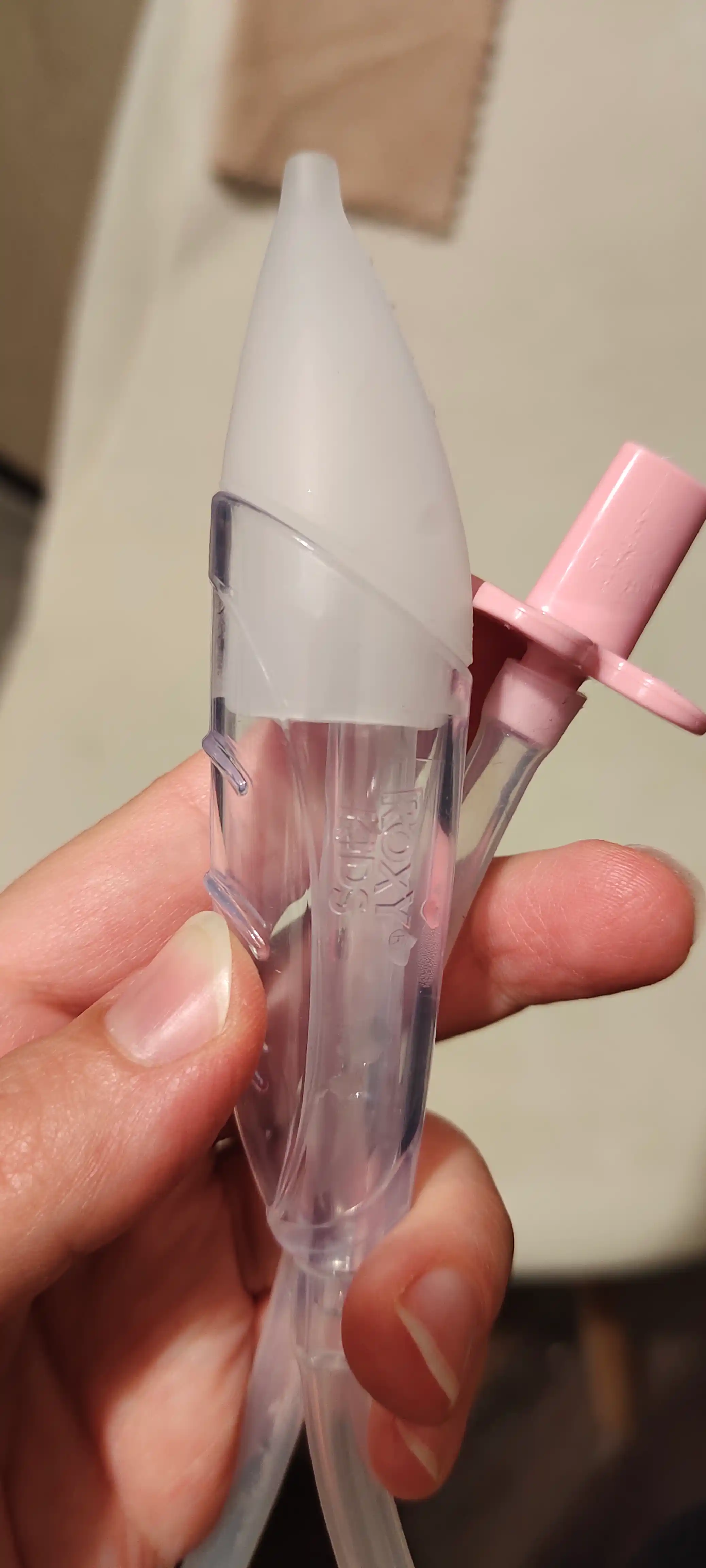 ROXY-KIDS Yangi tug‘ilganlar uchun burun aspiratori 0+, futlyarda