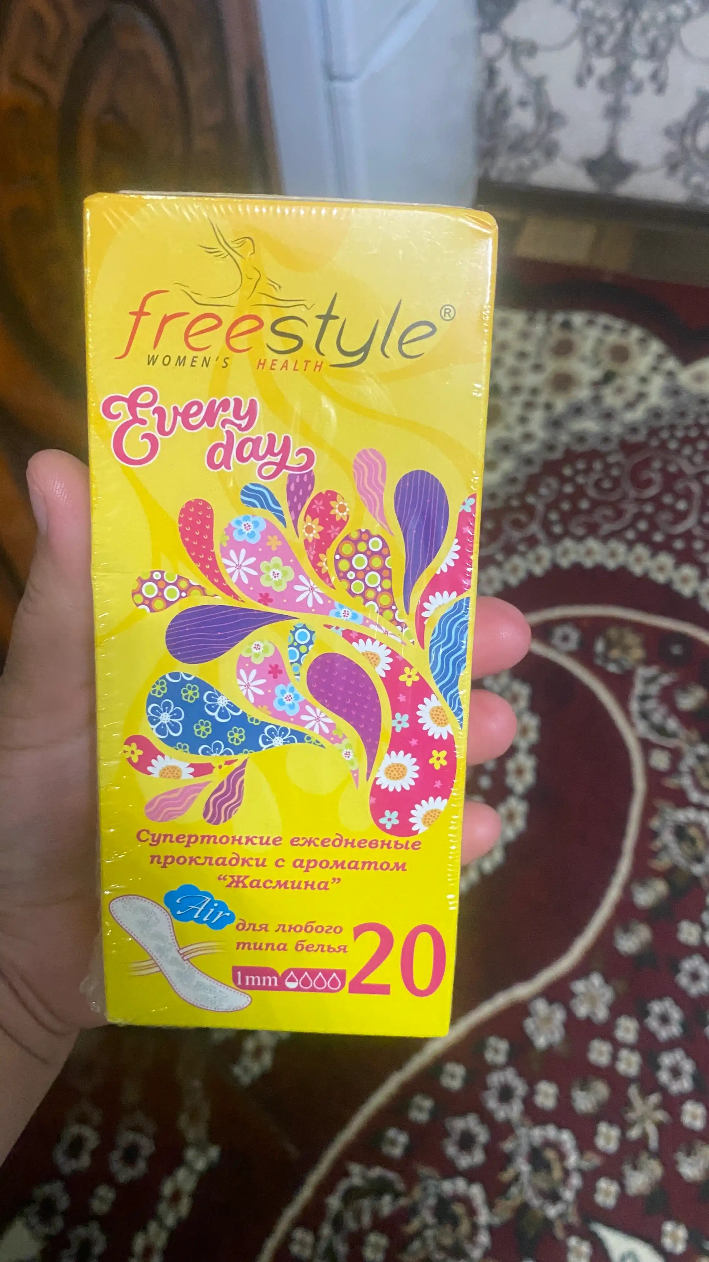 Ayollar gigiyenik tagligi, kundalik Free Style Every Day yasmin hidi bilan, 0.5 tomchi, 20 dona