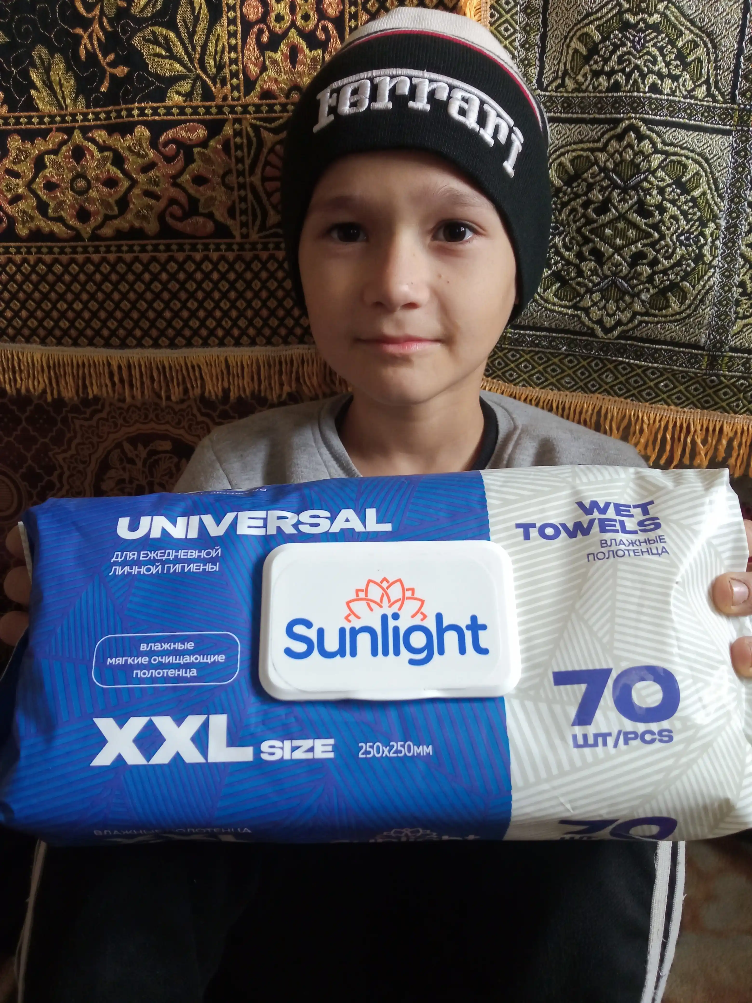 Влажные салфетки Sunlight Universal, 70х12