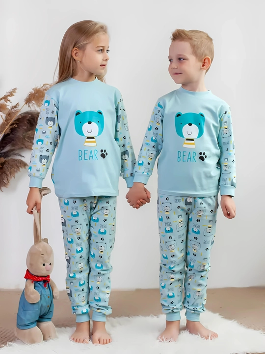 Пижамный, домашная одежда, для садика, комплект для детей, 1 - 6 лет