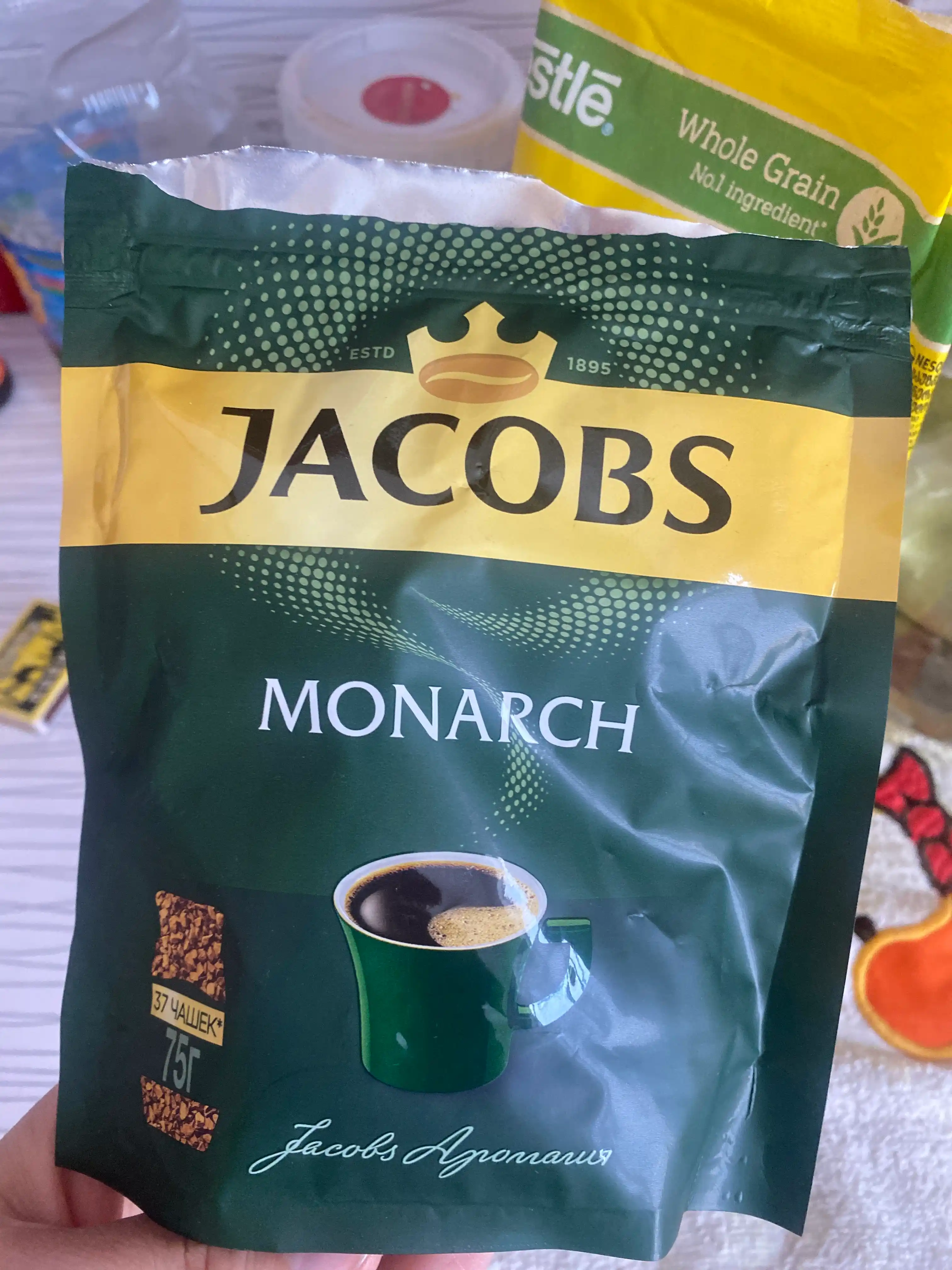 Кофе растворимый Jacobs Monarch, 75 г