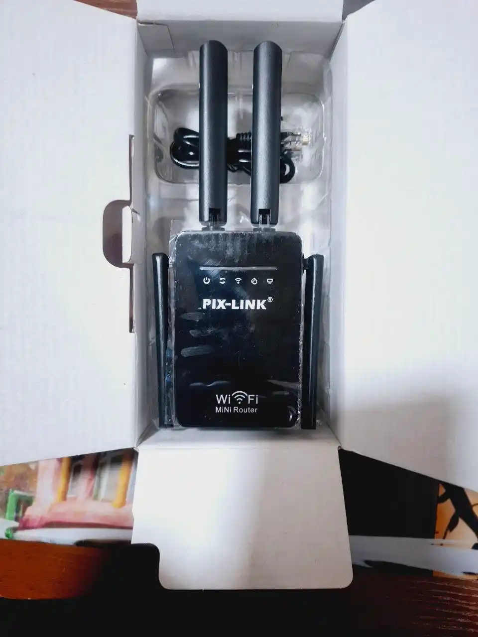 Router Wi-Fi signal kuchaytirgich PIX-LINK 300 Mbit/s gacha, 150 m gacha qamrov