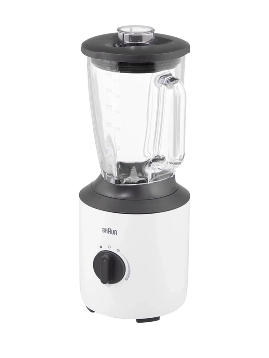 Braun JB3150WH PowerBlend blender — 800 Vt, 11 tezlik, shisha kosa 1,5 l