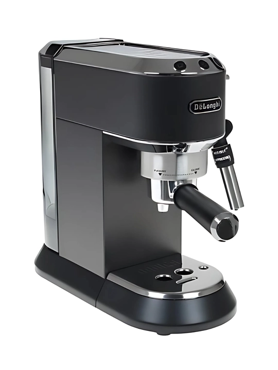 Кофеварка рожковая DeLonghi EC685.BK Dedica с капучинатором, 15 бар, 1350 Вт, черная