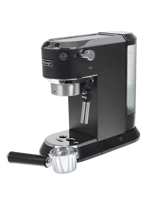 Кофеварка рожковая DeLonghi EC685.BK Dedica с капучинатором, 15 бар, 1350 Вт, черная