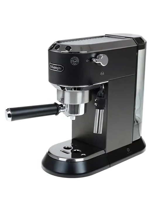 Кофеварка рожковая DeLonghi EC685.BK Dedica с капучинатором, 15 бар, 1350 Вт, черная