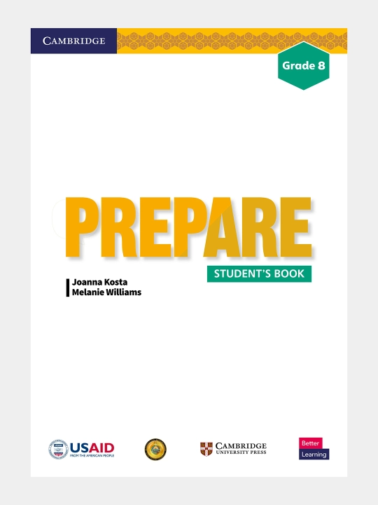 Kitob, Prepare - Teacher's book, Work book, Student's book - Grade 8