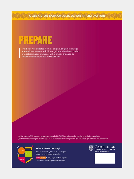 Kitob, Prepare - Teacher's book, Work book, Student's book - Grade 8