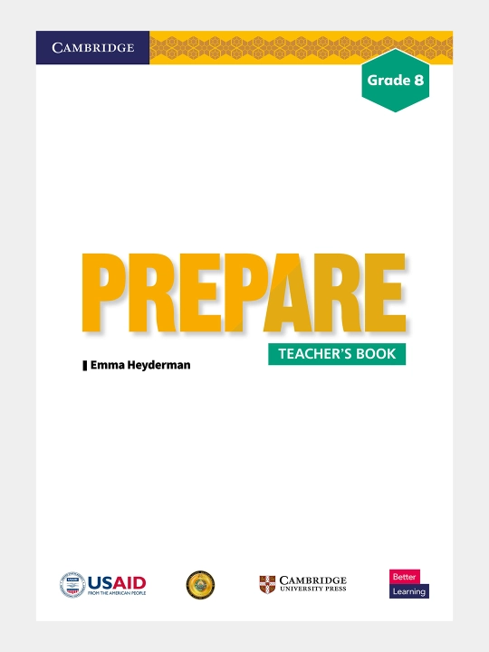 Kitob, Prepare - Teacher's book, Work book, Student's book - Grade 8