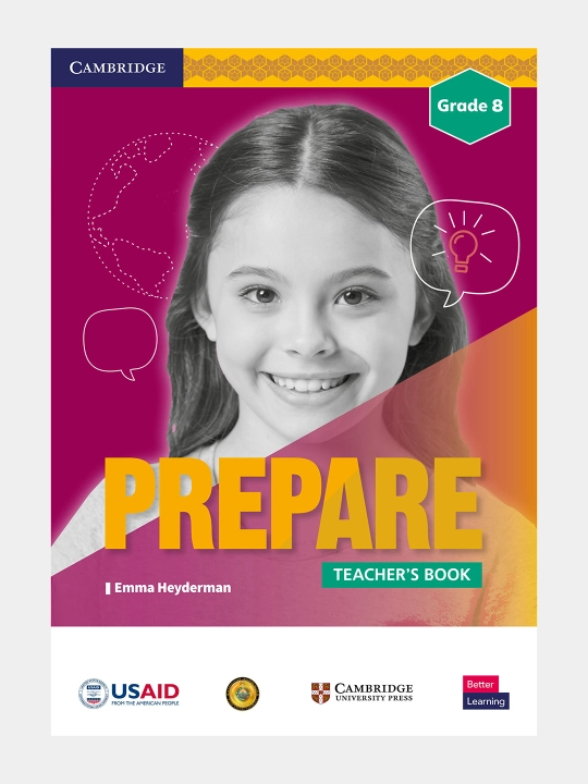 Kitob, Prepare - Teacher's book, Work book, Student's book - Grade 8