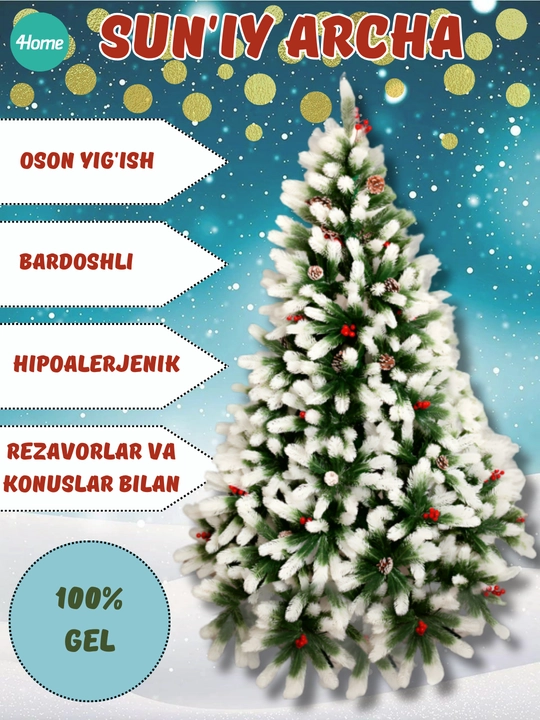 Sun'iy archa, rezavorlar va konuslar bilan