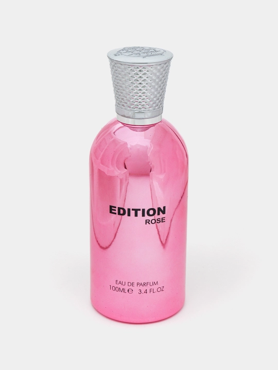 Parfyumlangan suv Edition Rose, Fragrance World, erkaklar va ayollar uchun, 100 ml