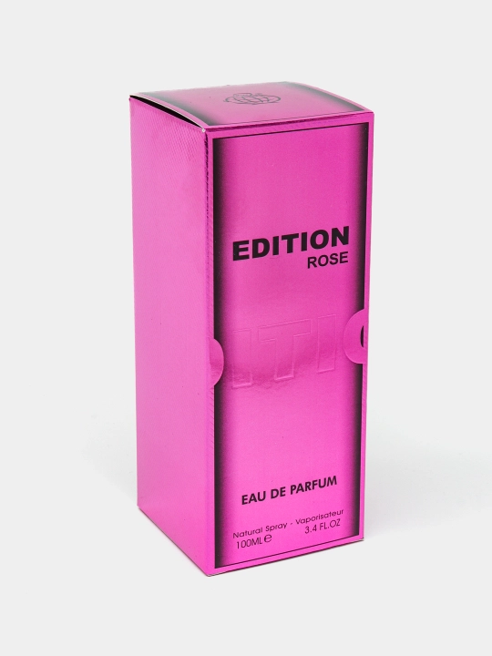 Parfyumlangan suv Edition Rose, Fragrance World, erkaklar va ayollar uchun, 100 ml
