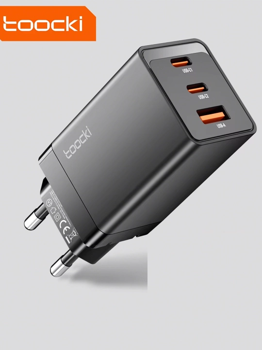 Toocki 40W 2C+A FAST Charger EU Black зарядное устройства