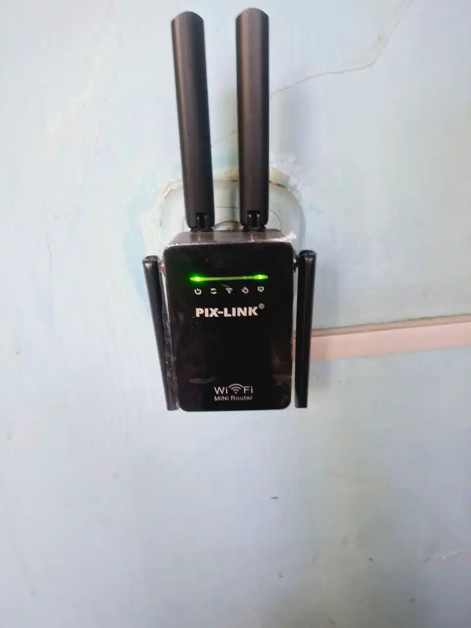 Router Wi-Fi signal kuchaytirgich PIX-LINK 300 Mbit/s gacha, 150 m gacha qamrov