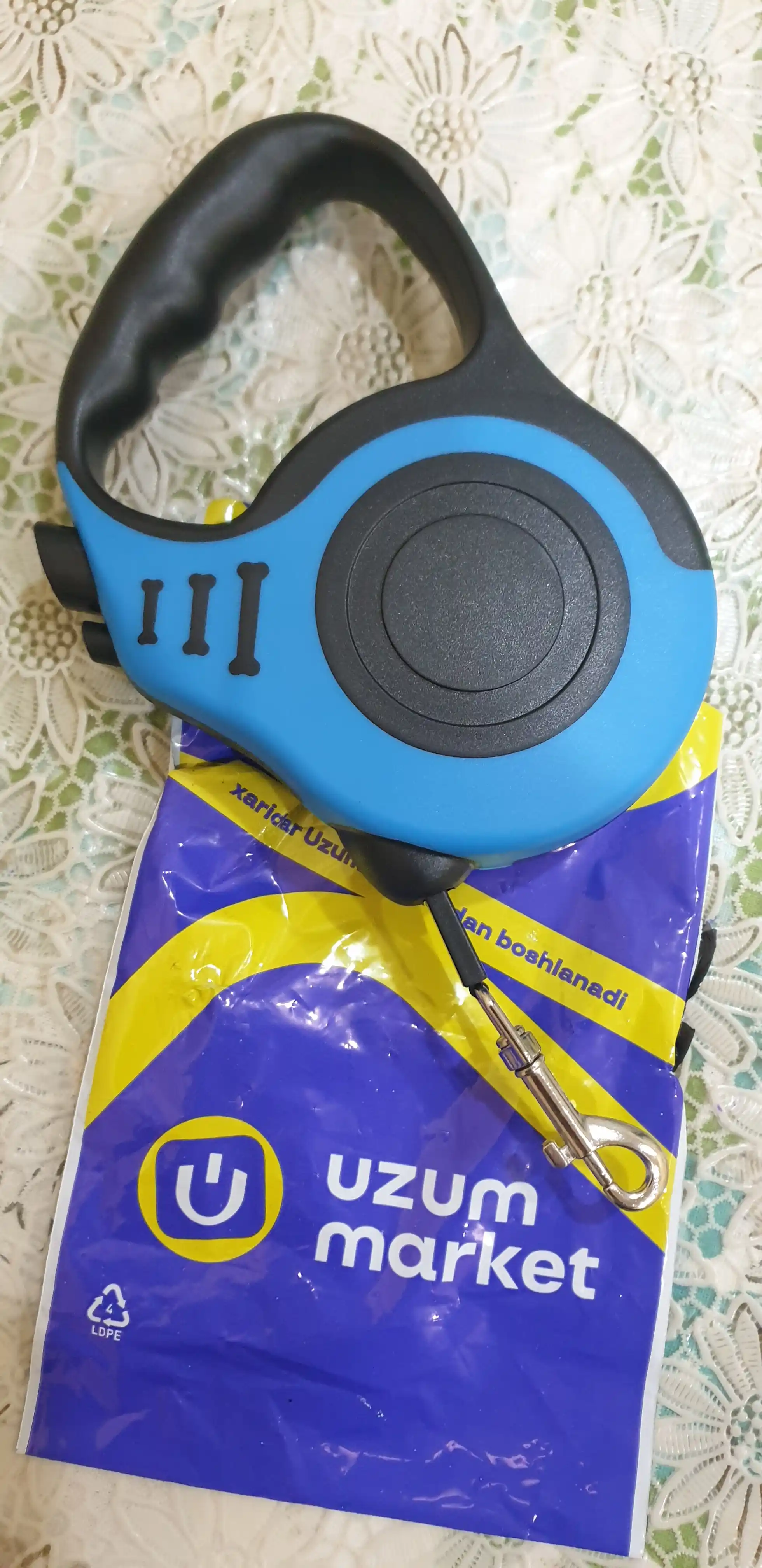 Itlar va mushuklar uchun tasma, 15 kg gacha bo'lgan kichik va kattalarning vaznini ushlab turadi, 5 metr lenta o'lchovi