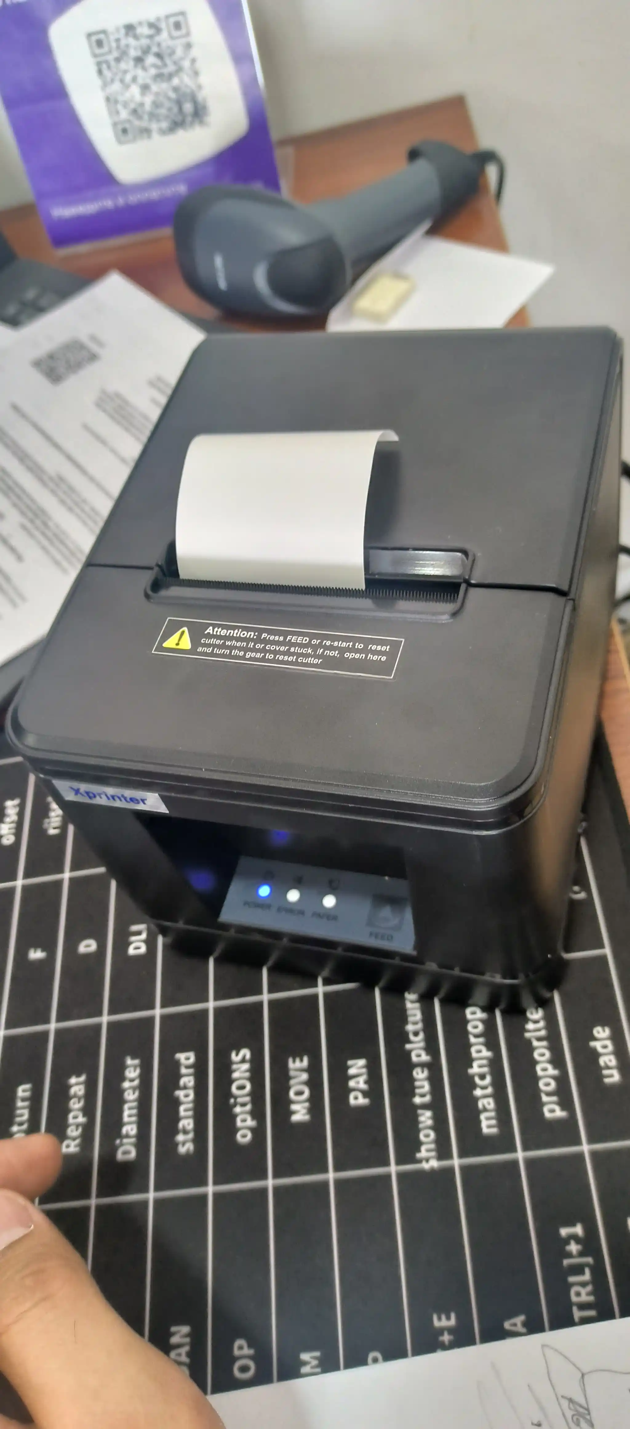 Термопринтер для чеков Xprinter XP-H200N, 80 мм