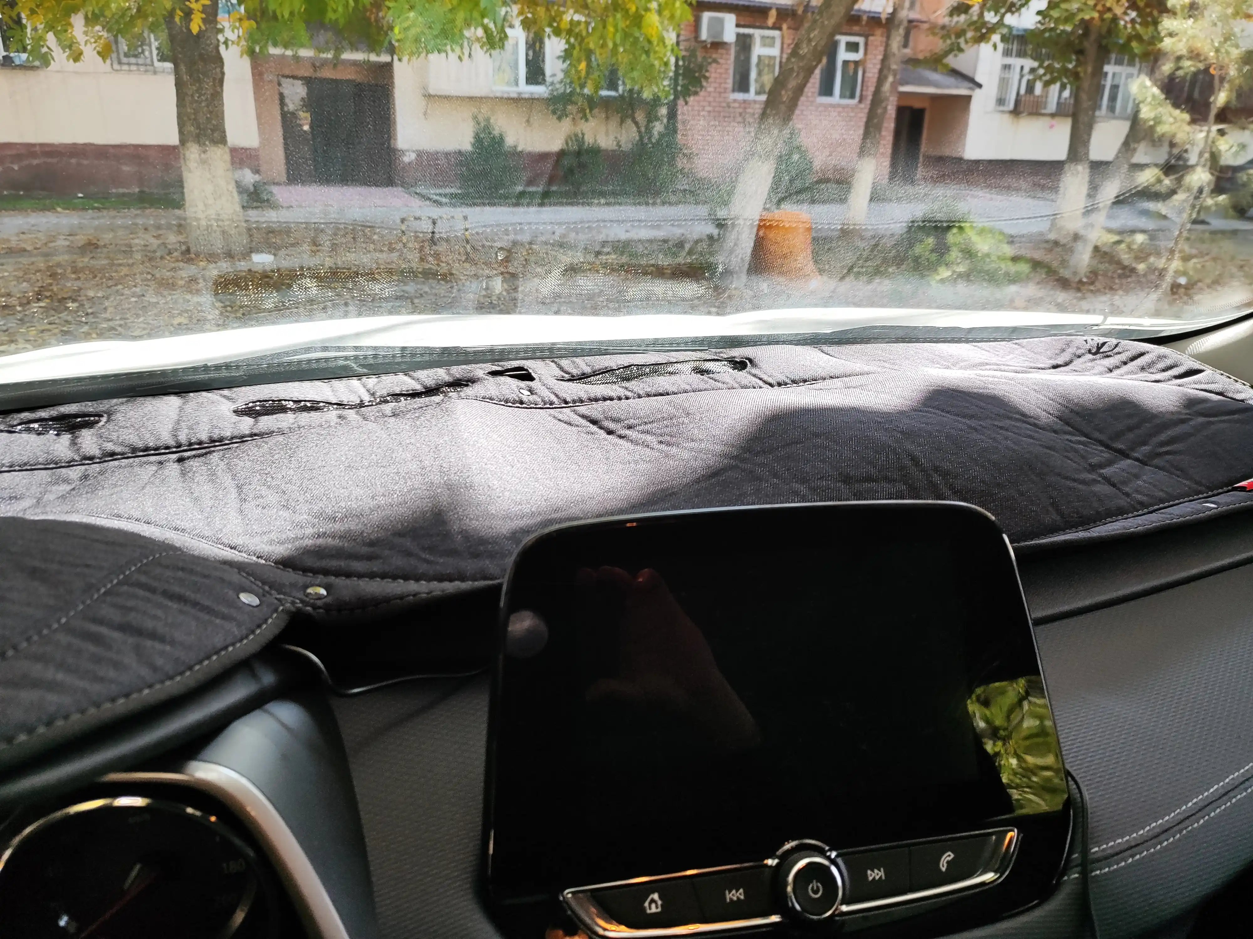 Тканевый коврик, накидка на торпедки, Spark, Lacetti, Nexia, Cobalt, Matiz