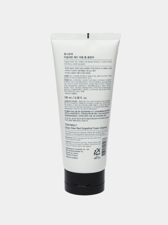 Ko'pik yuz yuvish uchun Tony Moly, Clean Dew Foam Cleanser, 180 ml
