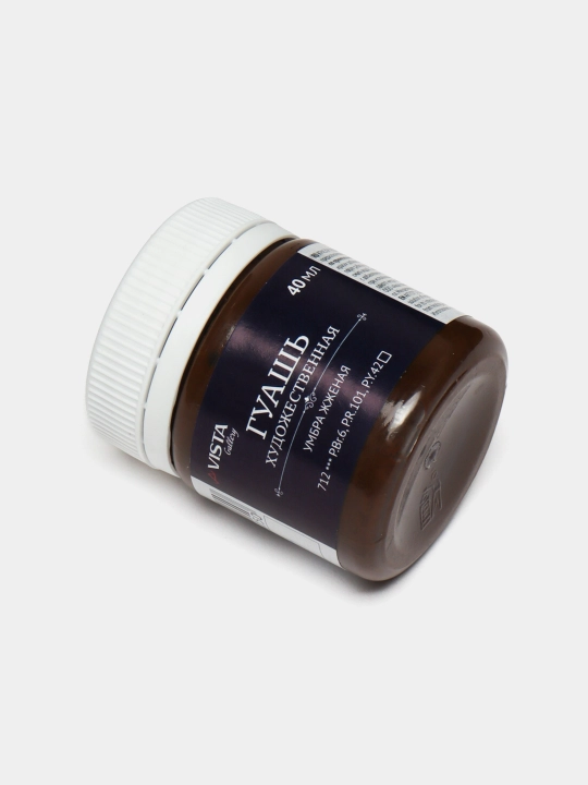 "VISTA-ARTISTA" "Gallery" VAG-40 guash bo‘yog‘i 40 ml 6 dona. 712 Qovurilgan Umbra