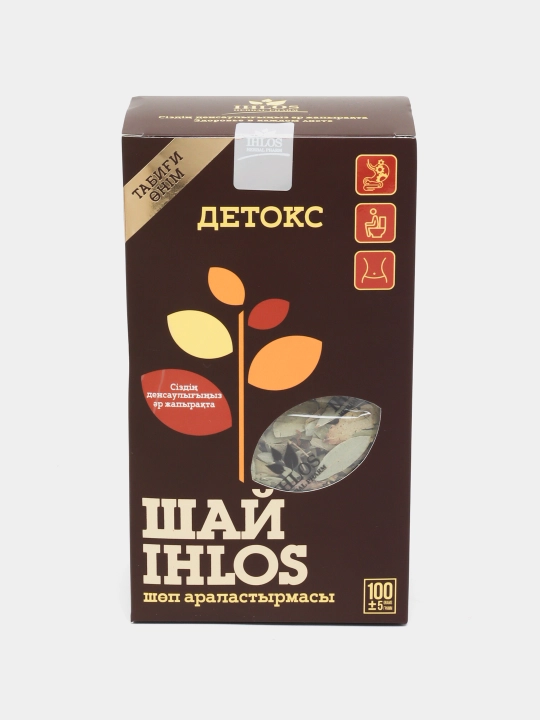 Чай листовой, зеленый Травяной микс DETOХ SLIM, очищающий, 100 гр