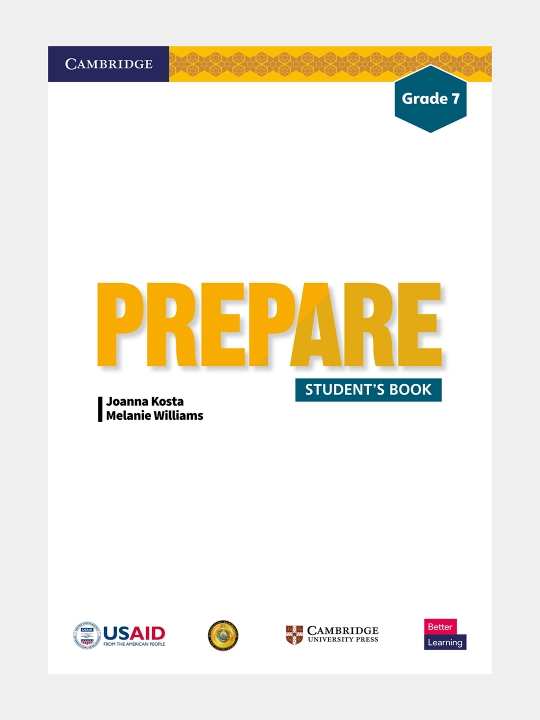 Prepare - Teacher's book, Work book, Student's book - Grade 7
