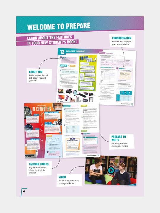 Prepare - Teacher's book, Work book, Student's book - Grade 7