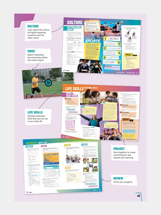 Prepare - Teacher's book, Work book, Student's book - Grade 7