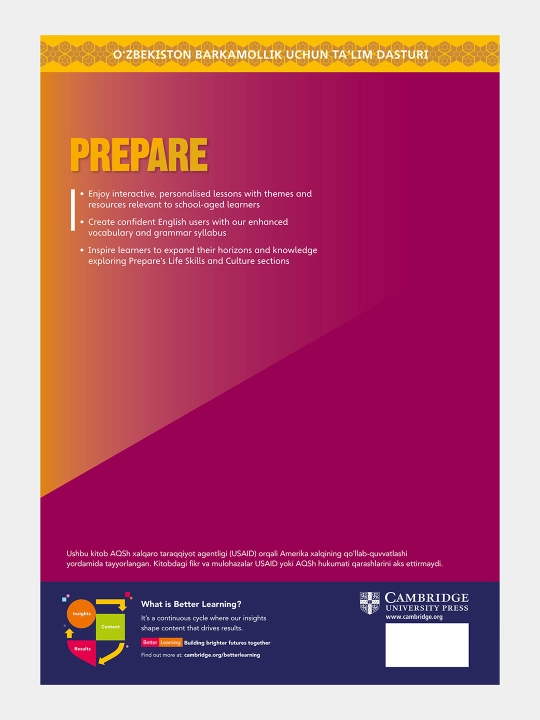 Prepare - Teacher's book, Work book, Student's book - Grade 7